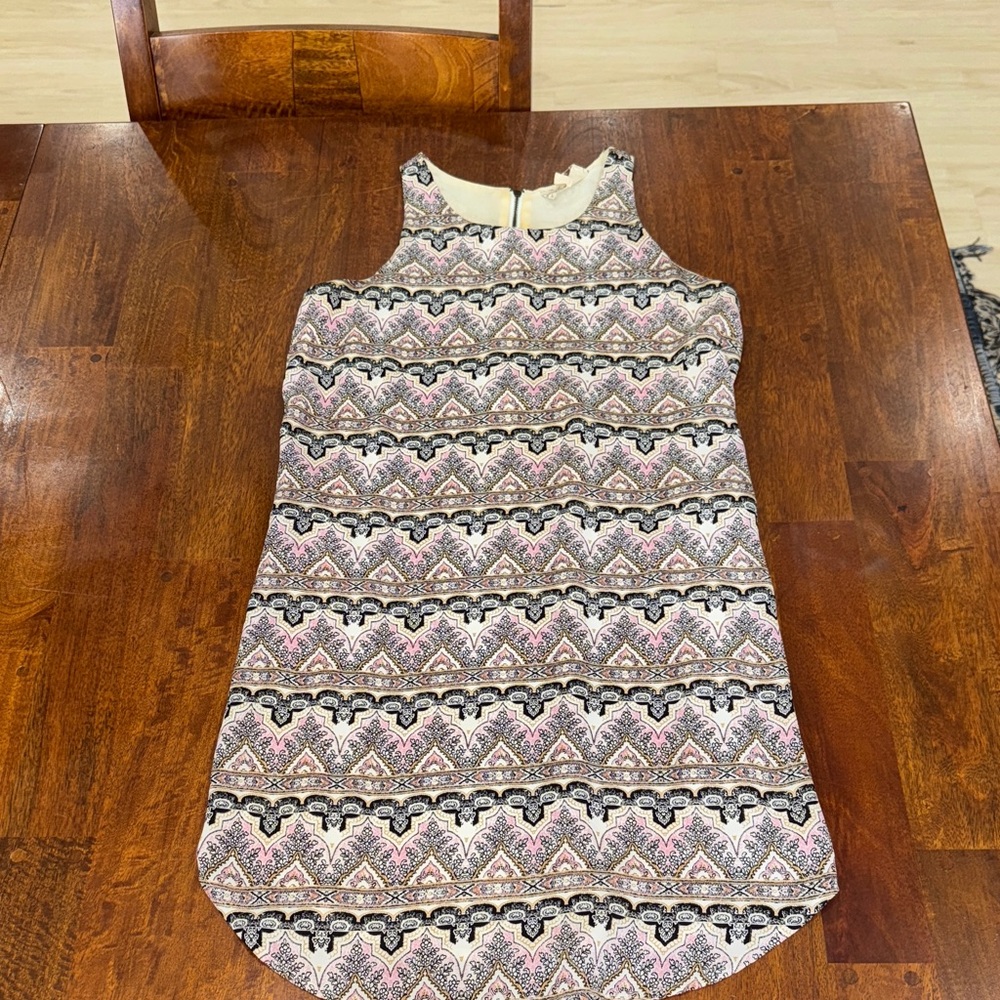 Pink Republic Patterned Sleeveless Dress